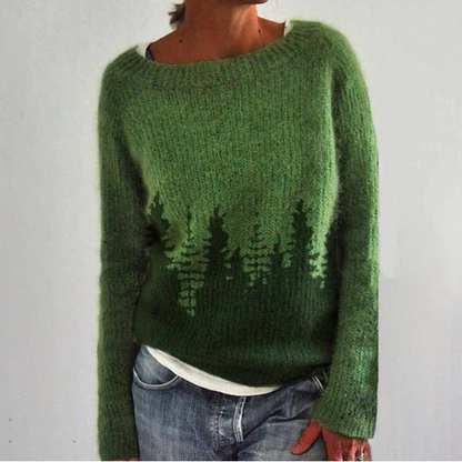Vintage Ladies Crew Neck Sweater