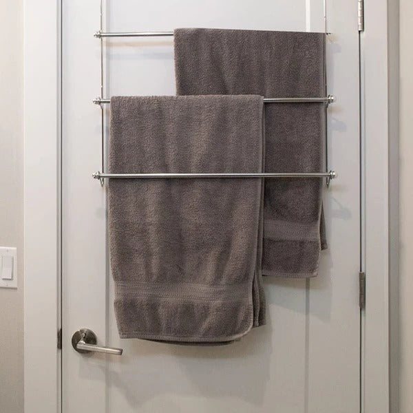 Space Saving Door Towel Rack Organizer