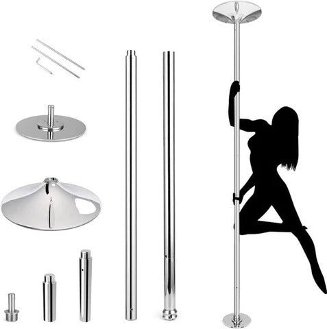 Compact Exercise Dance Pole 1.7in Home Gym