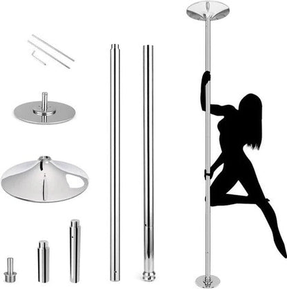 Compact Exercise Dance Pole 1.7in Home Gym