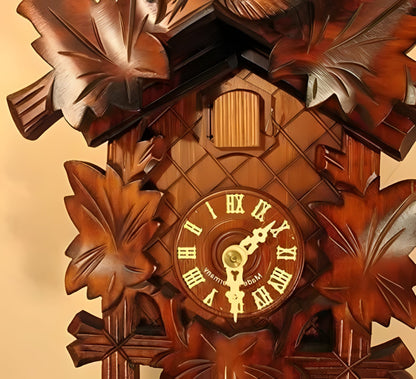Vintage Style Wooden Wall Clock
