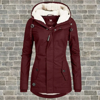 Classic Hooded Cotton Trench Coat