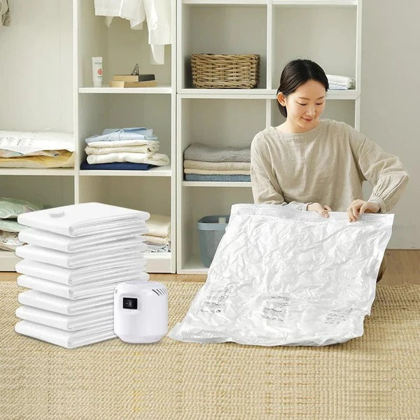 Space Saving Vacuum Storage Bag with Extra Capacity - Pexav