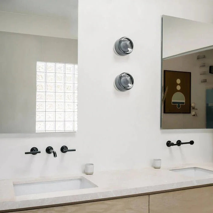Chic Textured Glass LED Wall Light