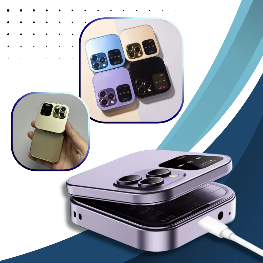 Compact 2 Sim Flip Mobile Phone