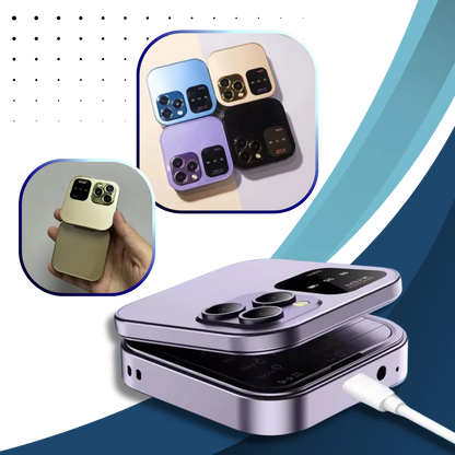 Compact 2 Sim Flip Mobile Phone