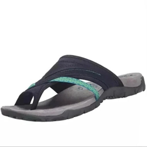 Women's Comfort Cross Strap Summer Flip Flops