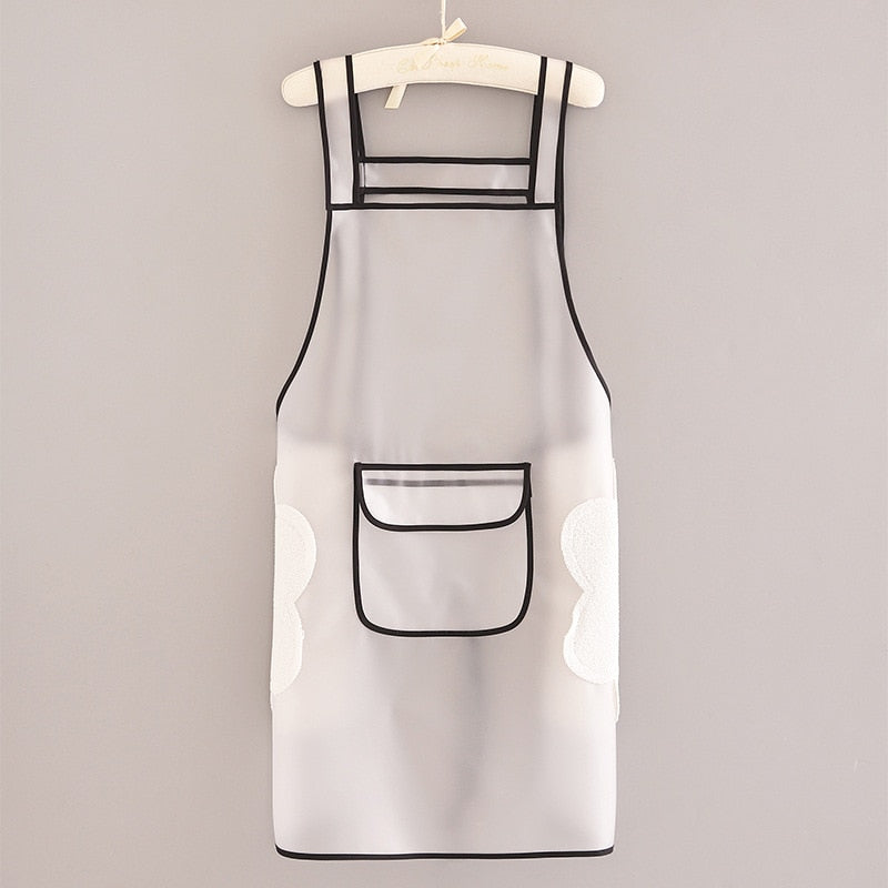 Clear PVC Protective Cooking Apron