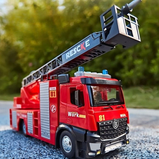 Big Kids Fire Engine Playset Toy - Pexav