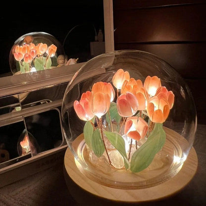 Beautiful Floral Table Night Light - Pexav