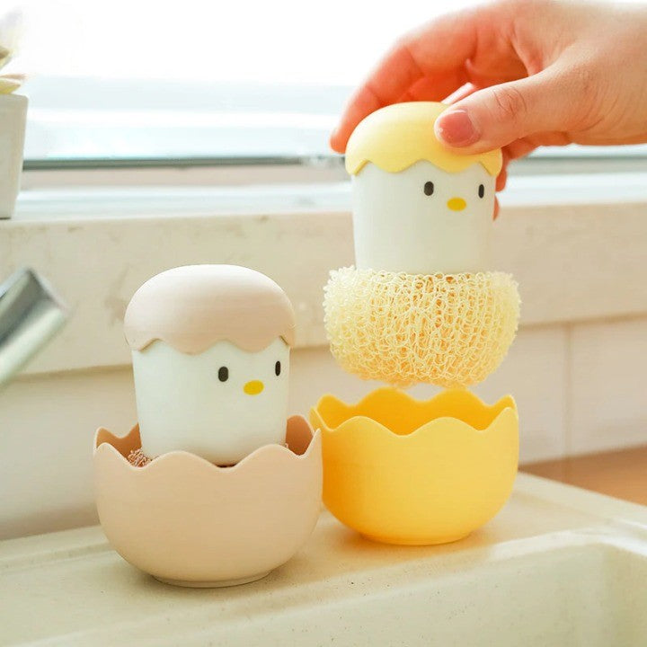 Colorful Scrubbing Kitchen Brush - Pexav
