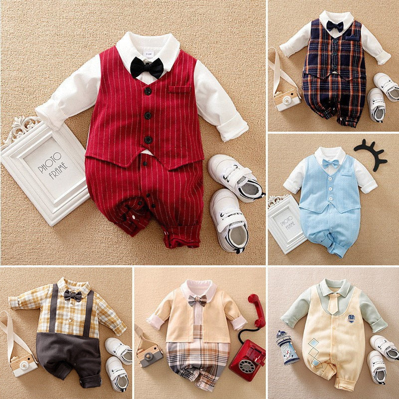 Baby Boy Cute Onesie Romper - Pexav