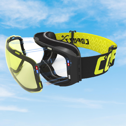 Clear Lens Waterproof Ski Snow Goggles - Pexav