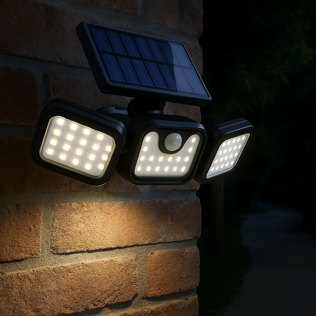 Energy Efficient Motion Sensor Solar Outdoor Lamp - Pexav
