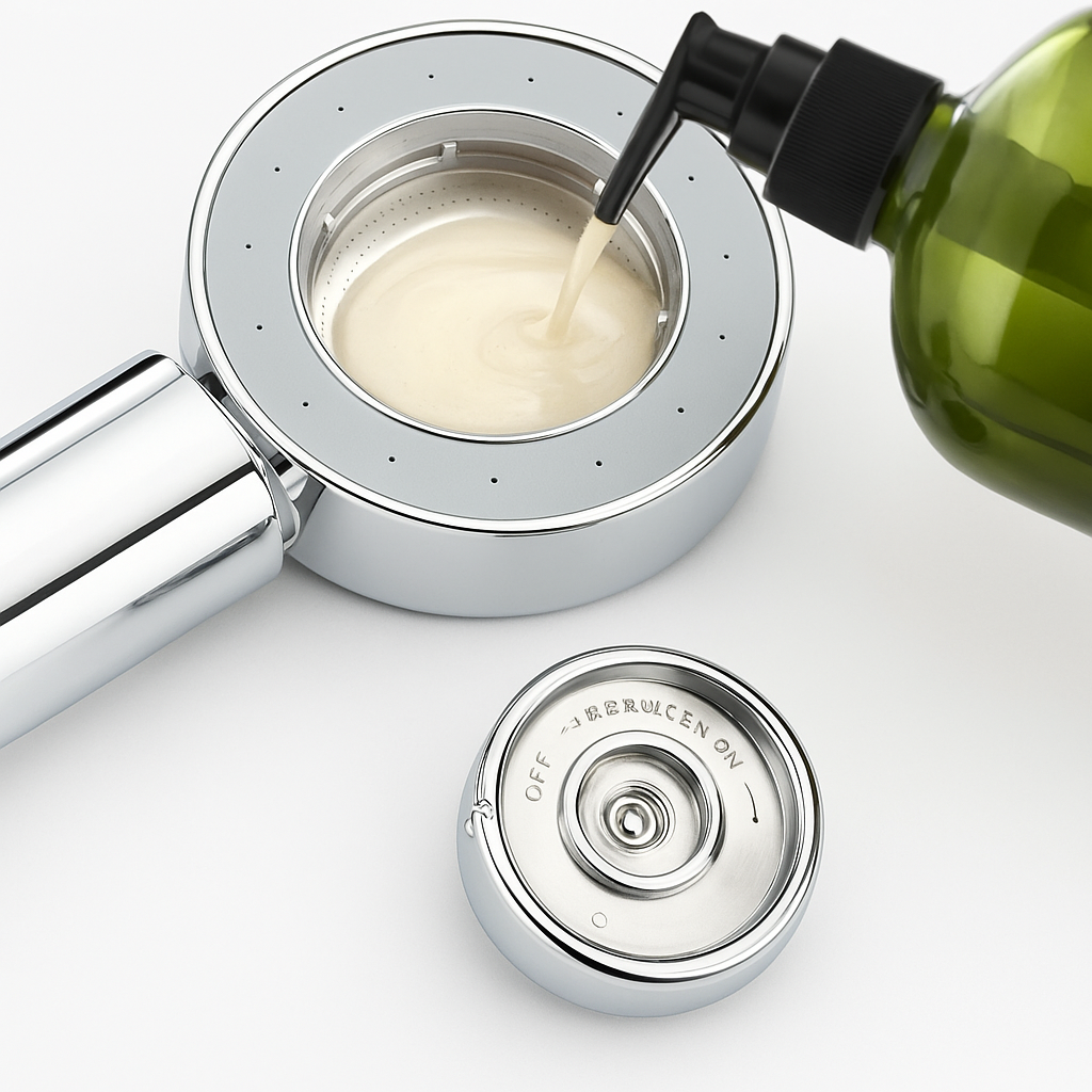 Powerful Dual Spray Shower Head with Soap Dispenser - Pexav