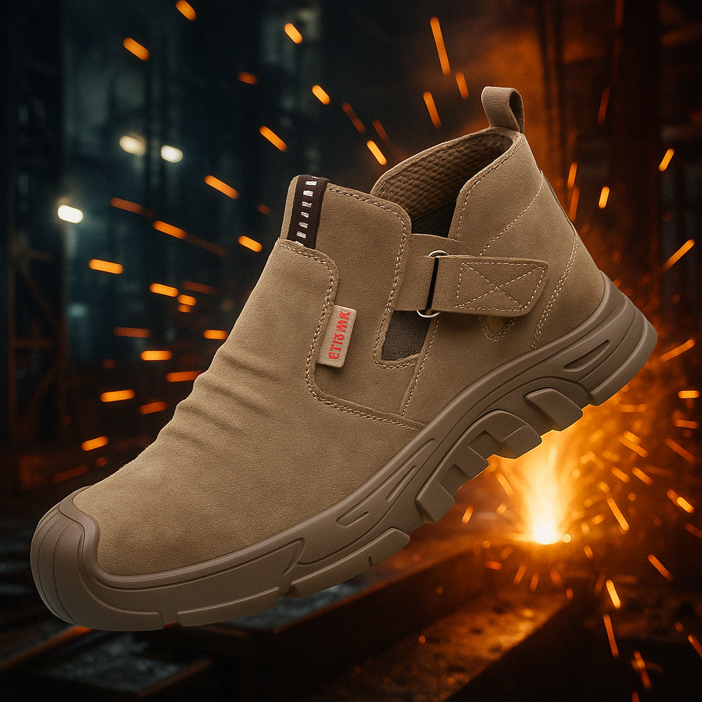 Tough Durable Industrial Work Safety Shoes - Pexav