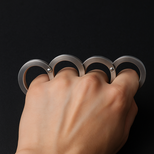 Tough Metal Adjustable Folding Defense Ring - Pexav