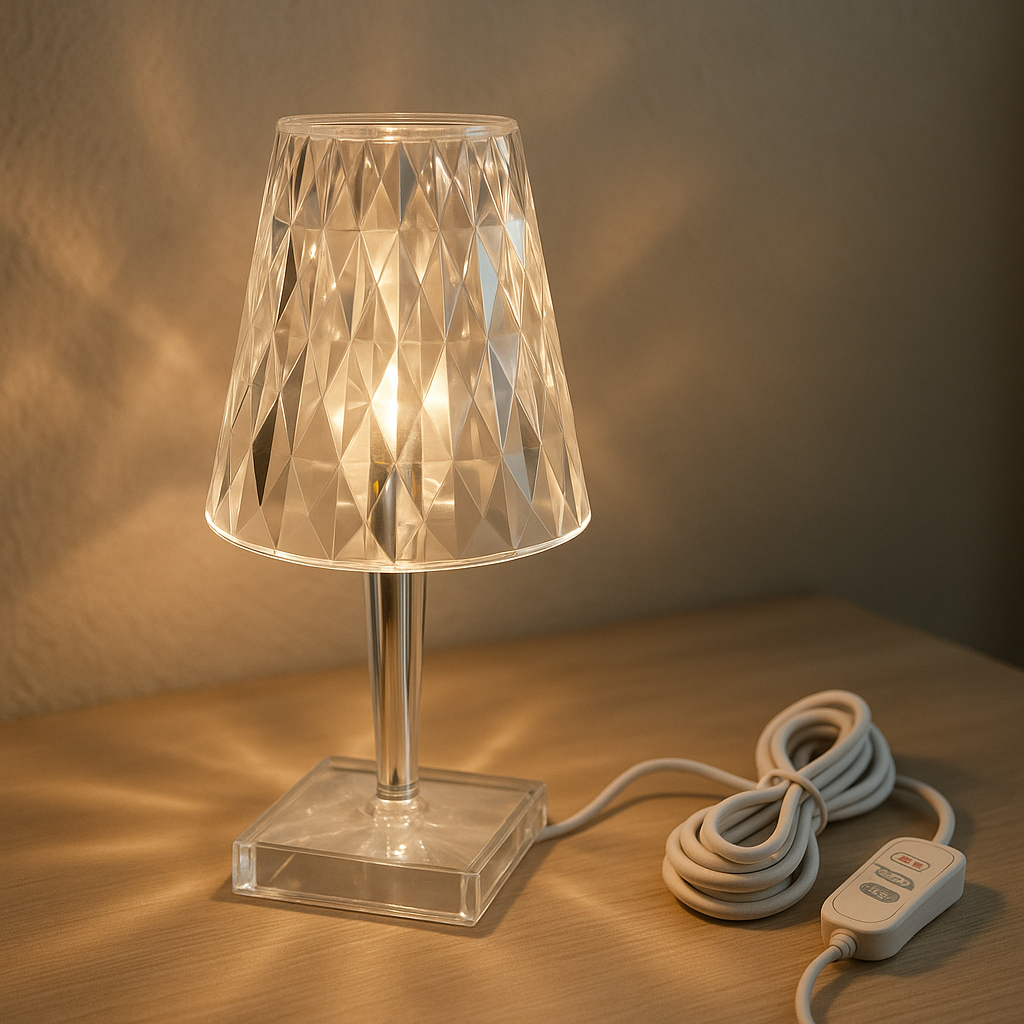 Luxurious Crystal Desk Lamp - Pexav