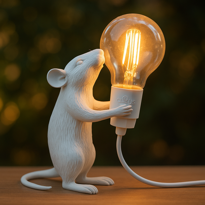 Compact Mouse Table Lamp - Pexav