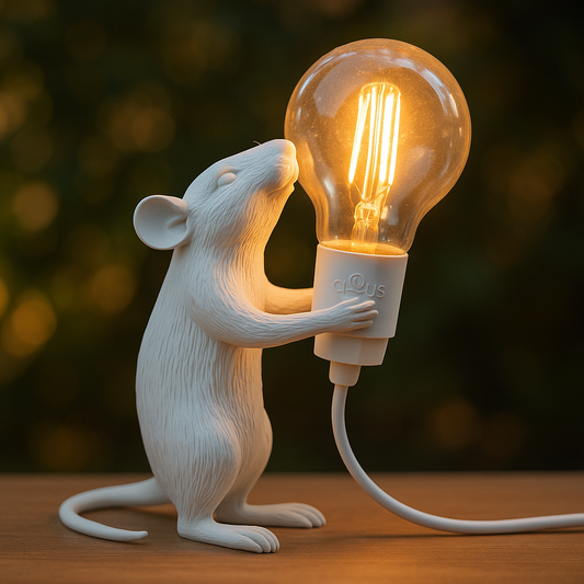 Compact Mouse Table Lamp - Pexav