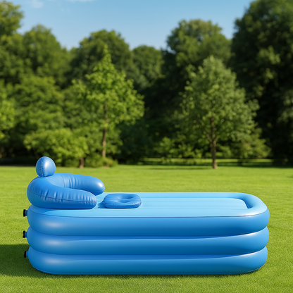 Compact Blow Up Hot Tub Relaxing Bath Spa - Pexav