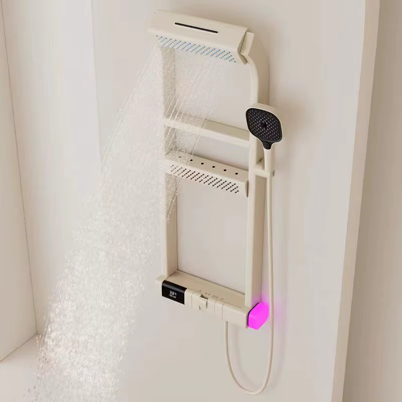 Luxury LED Touch Screen Shower Head Set