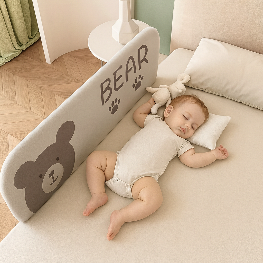 Soft Baby Protective Folding Bed Rail - Pexav