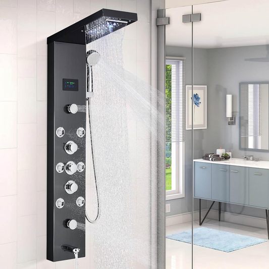 Luxury Modern Digital Shower Panel System - Pexav