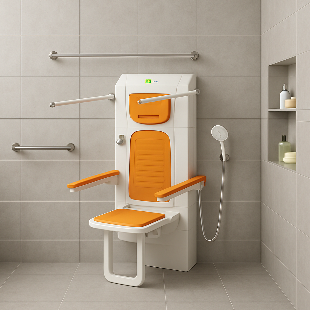 Comfortable Folding Bathroom Shower Chair Set - Pexav