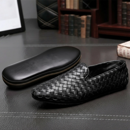 Classic Comfortable Mens Slip On Loafers - Pexav