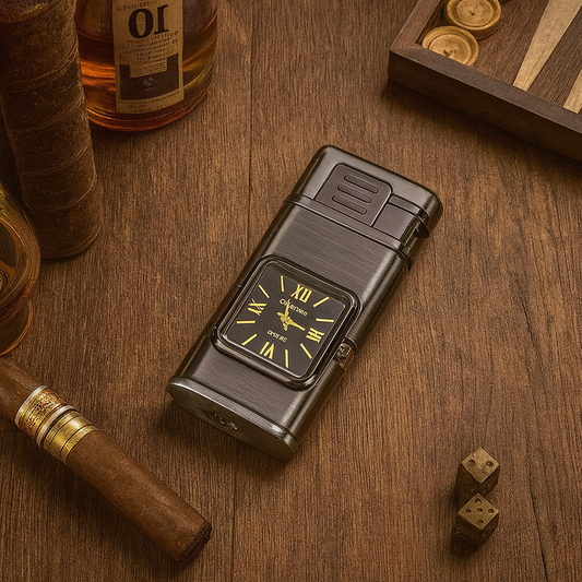 Windproof Double Jet Refillable Gas Lighter - Pexav