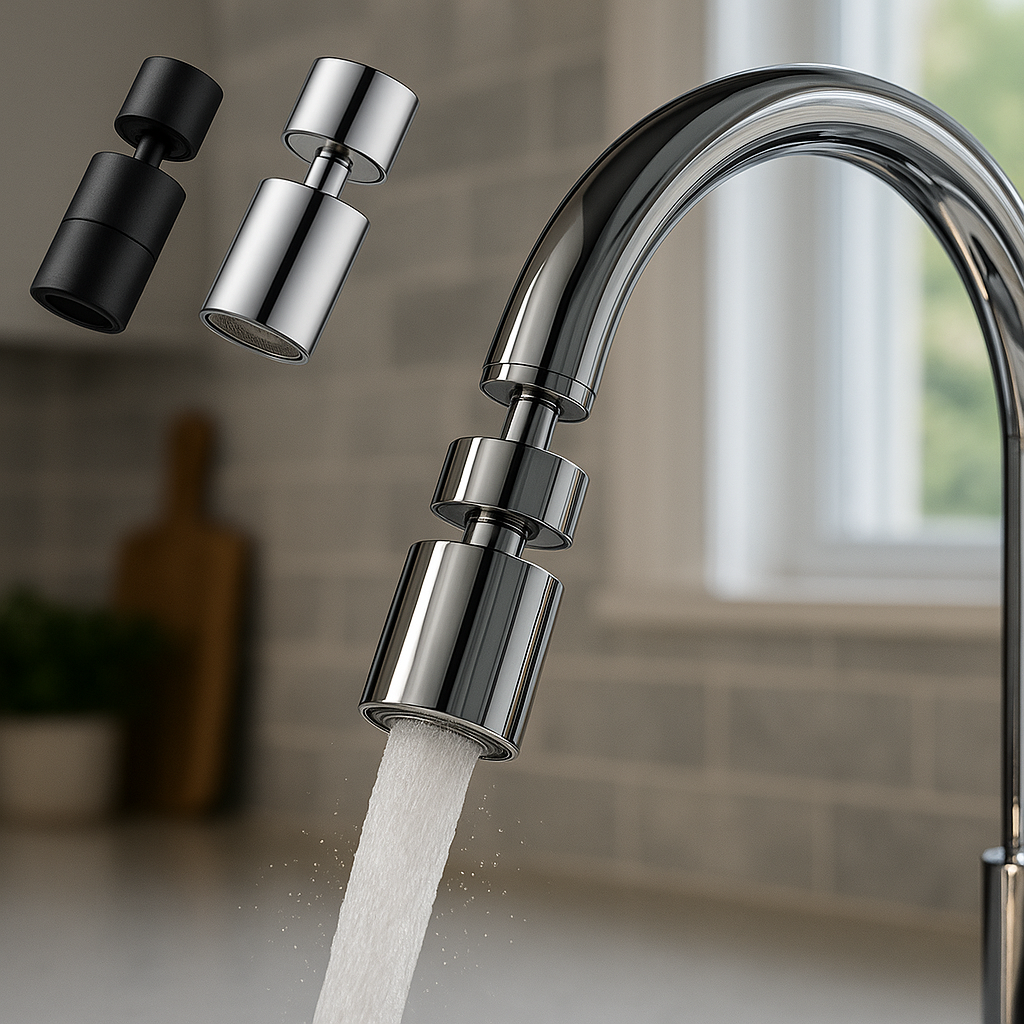 Flexible 360 Degree Kitchen Faucet Extender - Pexav