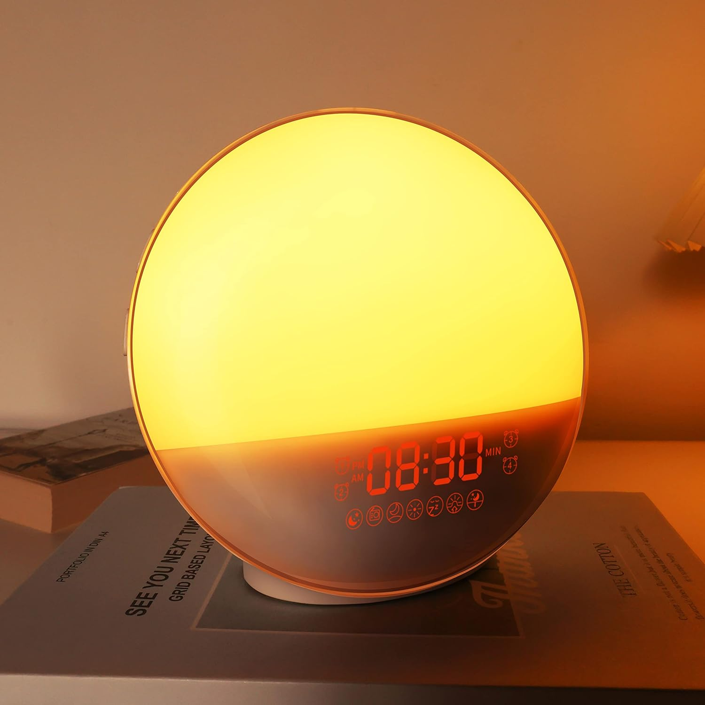 Smart Sunrise Alarm Clock with LED Light - Pexav