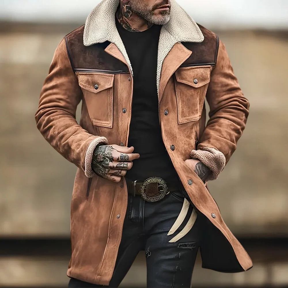 Timeless Leather Mens Jacket - Pexav