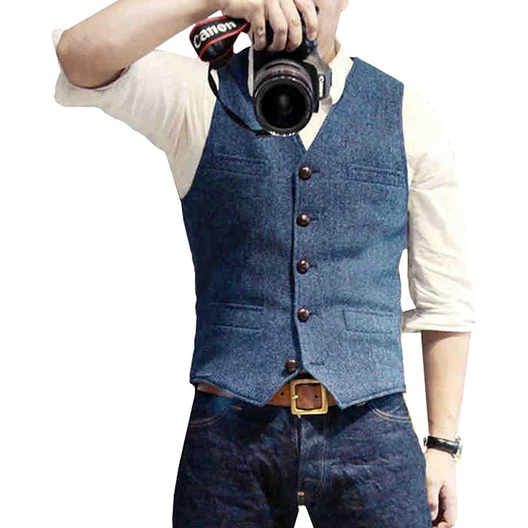 Fashionable Mens Waistcoat - Pexav