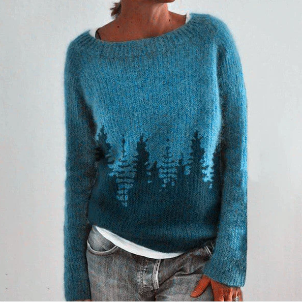 Vintage Ladies Crew Neck Sweater - Pexav