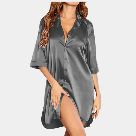 Soft Cozy Women's Nightwear Gown - Pexav