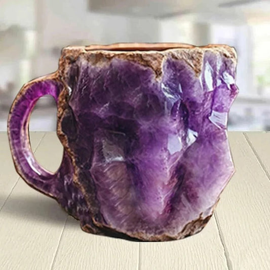 Sparkling Gemstone Ceramic Coffee Mugs - Pexav