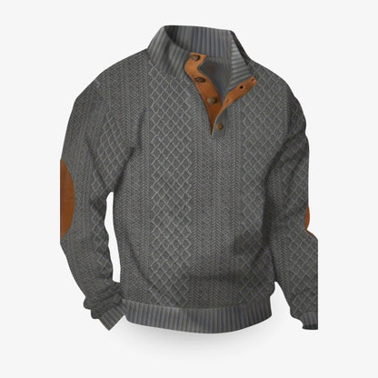 Cozy Classic Men's Crew Neck Sweater