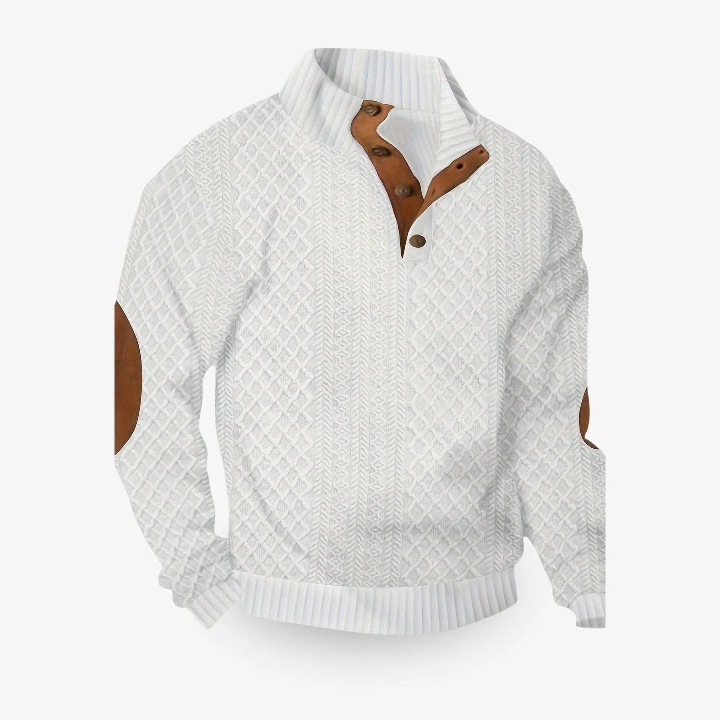 Cozy Classic Men's Crew Neck Sweater