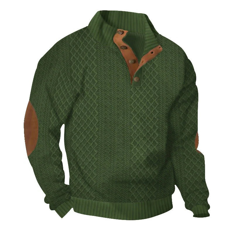 Cozy Classic Men's Crew Neck Sweater