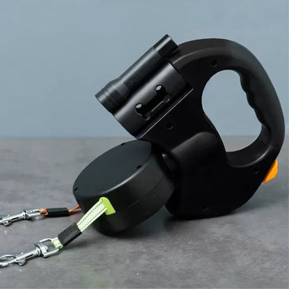 Reflective Pet Leash with LED – Tangle Free Swivel Harness - Pexav