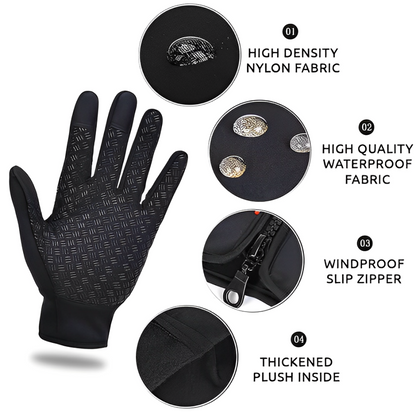 Warm Waterproof Ski Gloves
