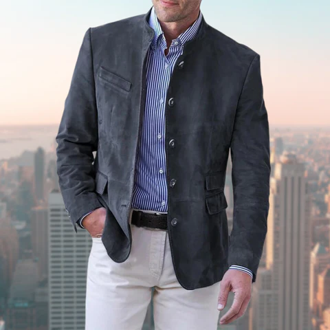 Timeless Mens Casual Button Jacket