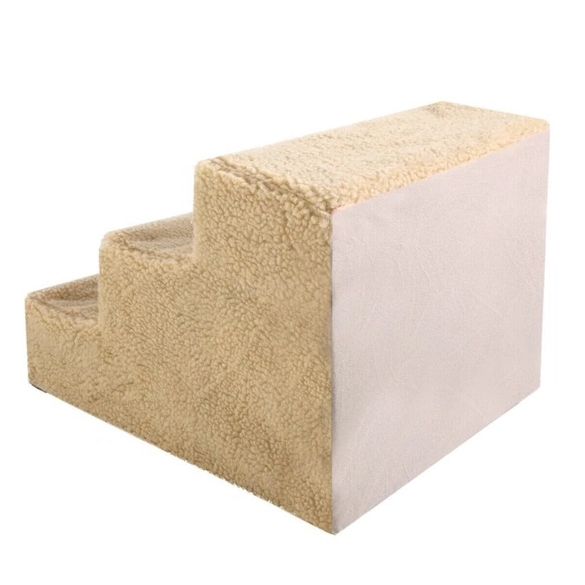 Compact Folding Pet Steps For High Beds