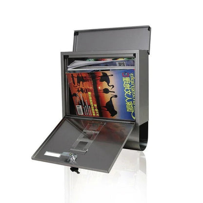 Secure Outdoor Wall Mount Metal Post Mailbox