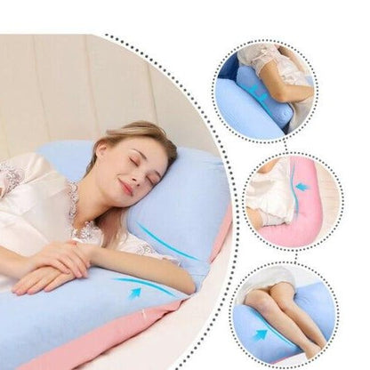 Comfortable Full Body Pillow for Pregnancy and Back Support