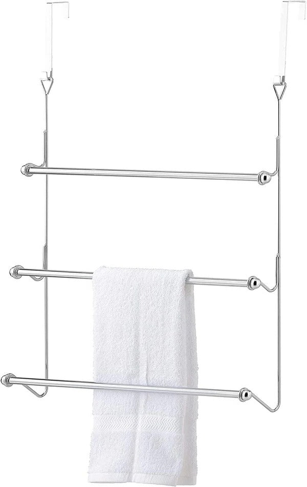 Space Saving Door Towel Rack Organizer