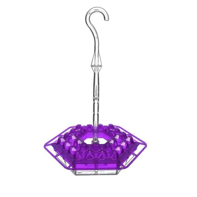 Colorful Outdoor Hanging Bird Feeder with Ant Trap