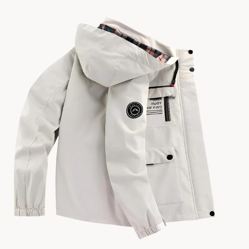 Waterproof and Breathable Mens Outdoor Coat - Pexav